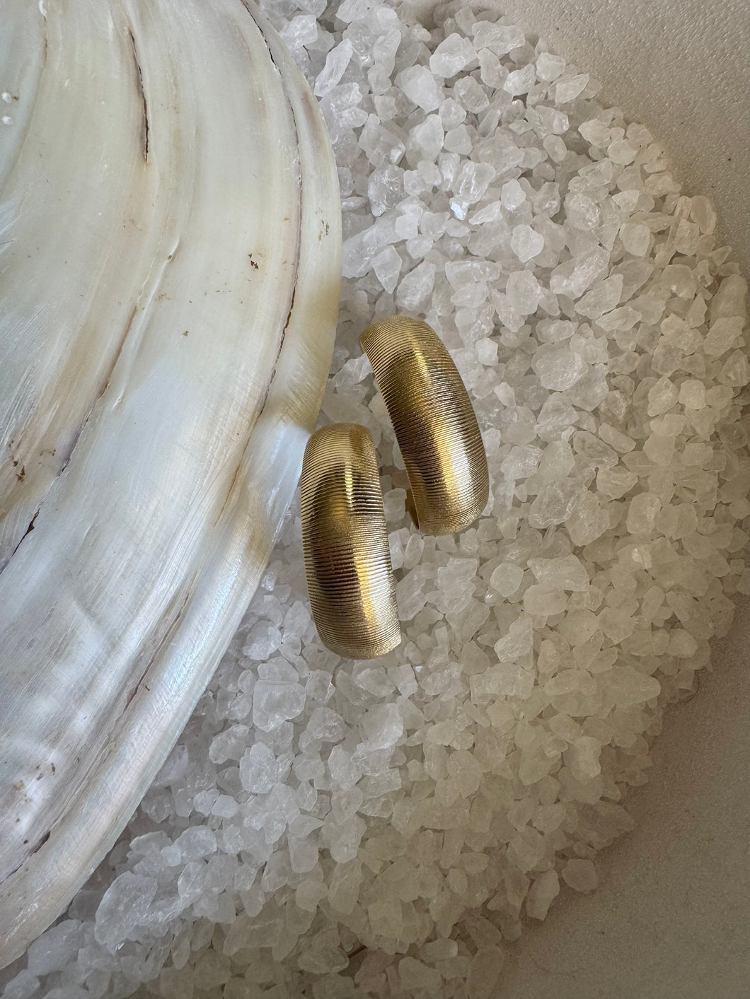 Sylvie Ribbed Hoops