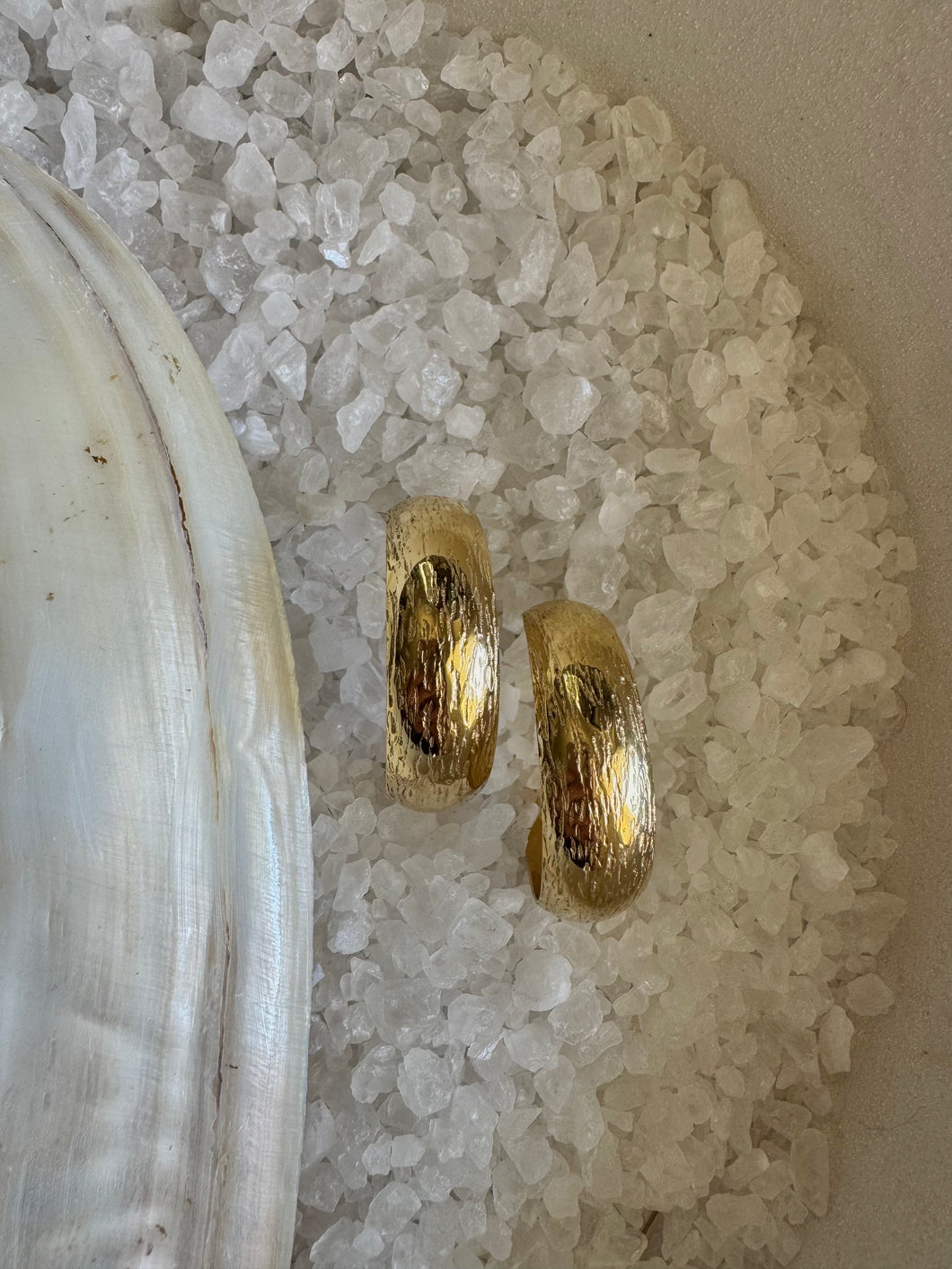 Margot Textured Hoops