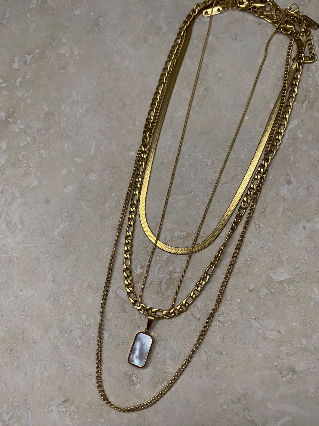 Vanessa Modern Reversible Necklace